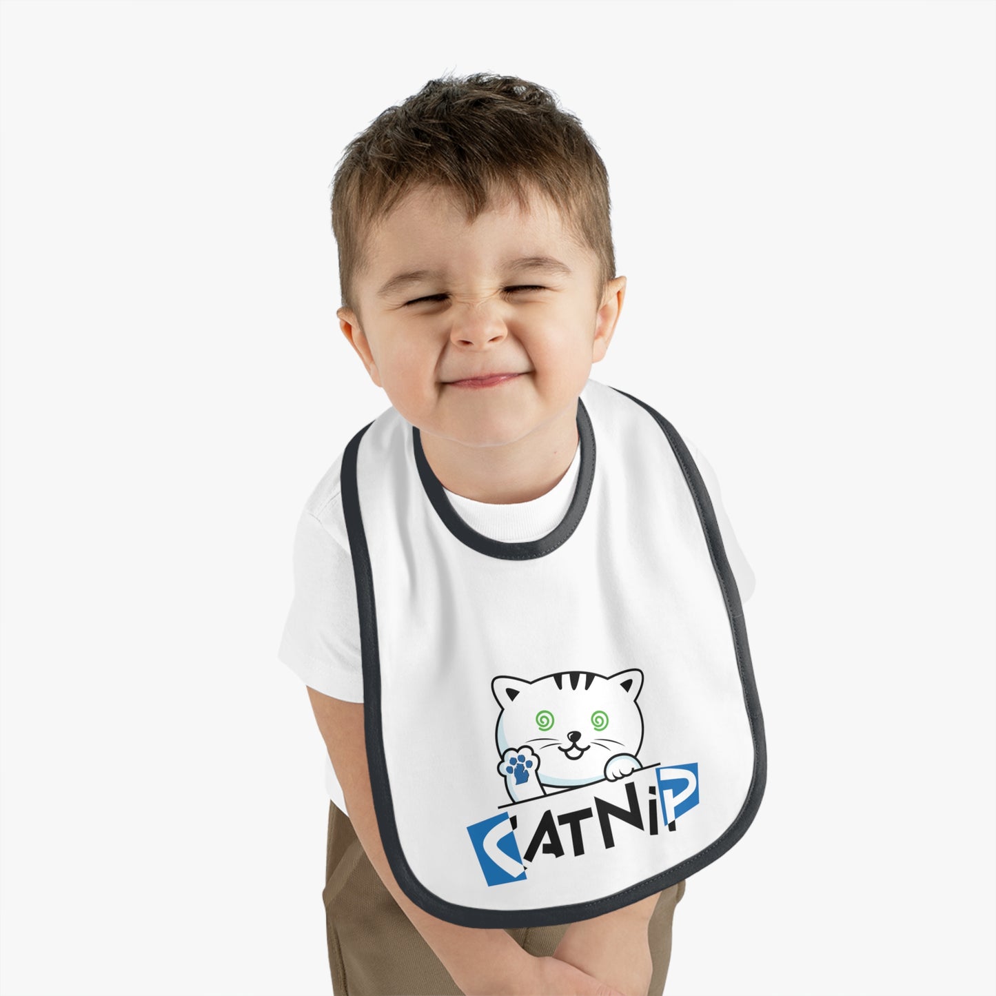 Little Baby Catnip Bib - Perfect for Mealtime Fun!