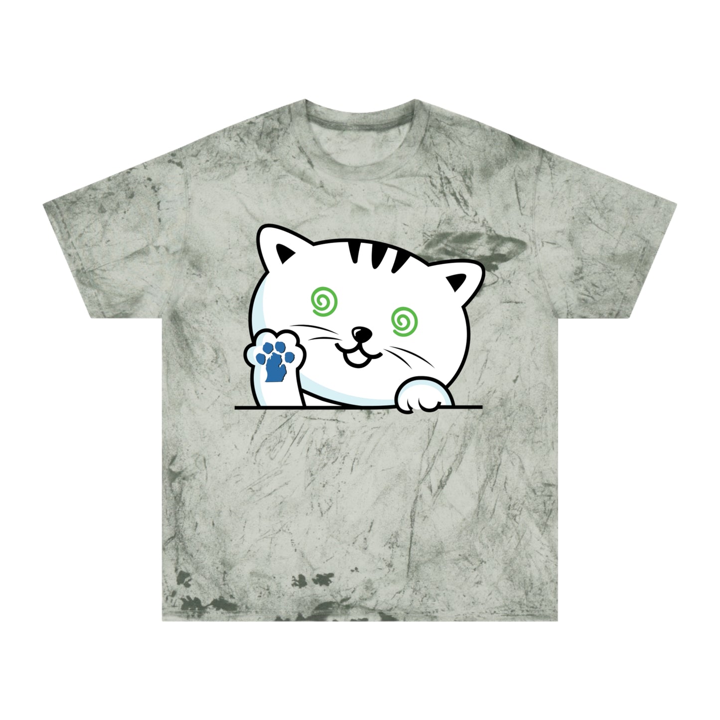 Nauti Cat Color Blast T-Shirt - Fun Cat Design for Animal Lovers