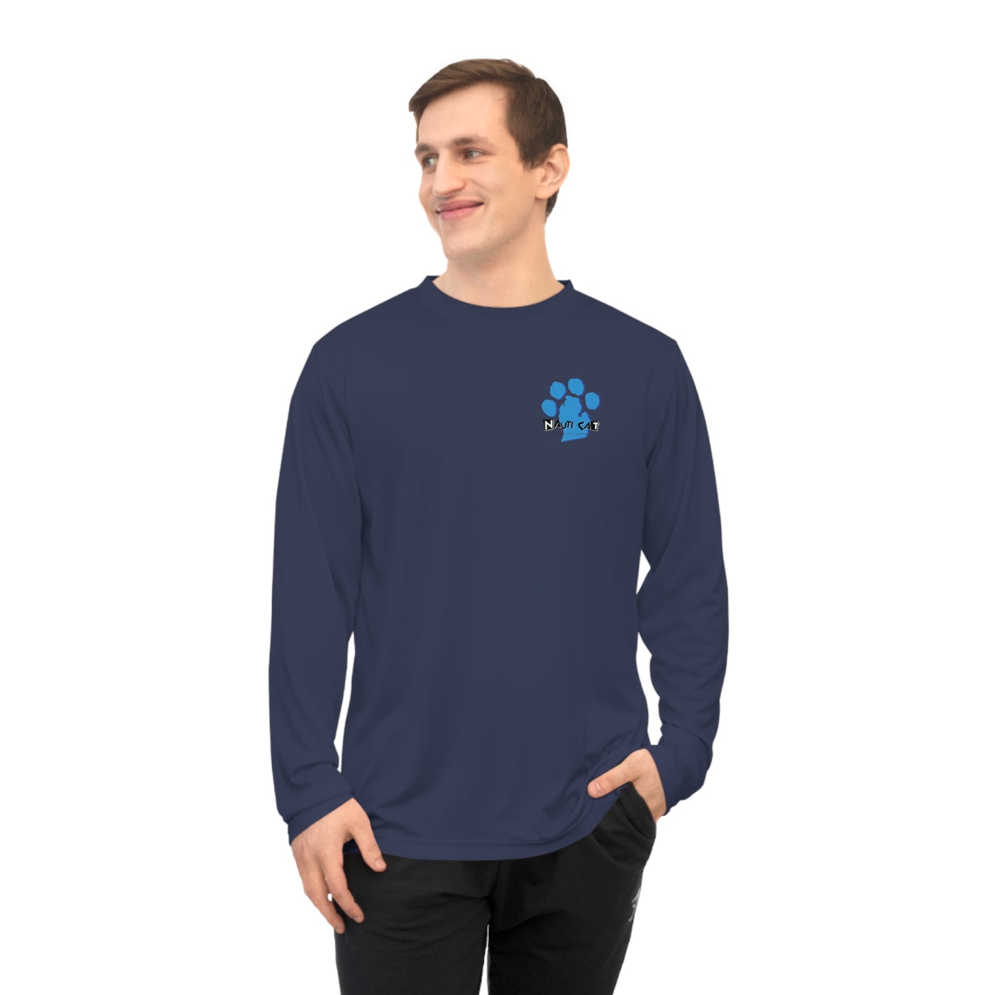 Unisex Performance Long Sleeve Shirt - Nautical Sailing Design