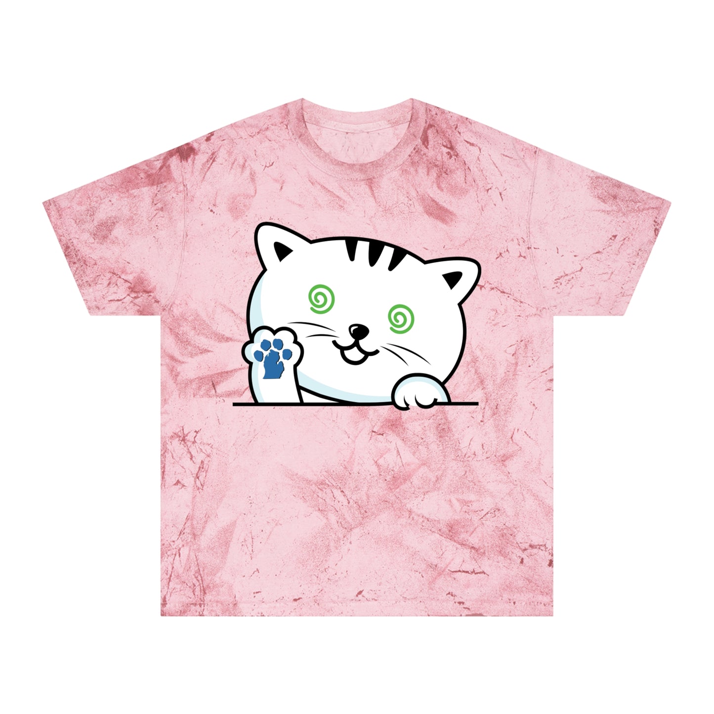 Nauti Cat Color Blast T-Shirt - Fun Cat Design for Animal Lovers