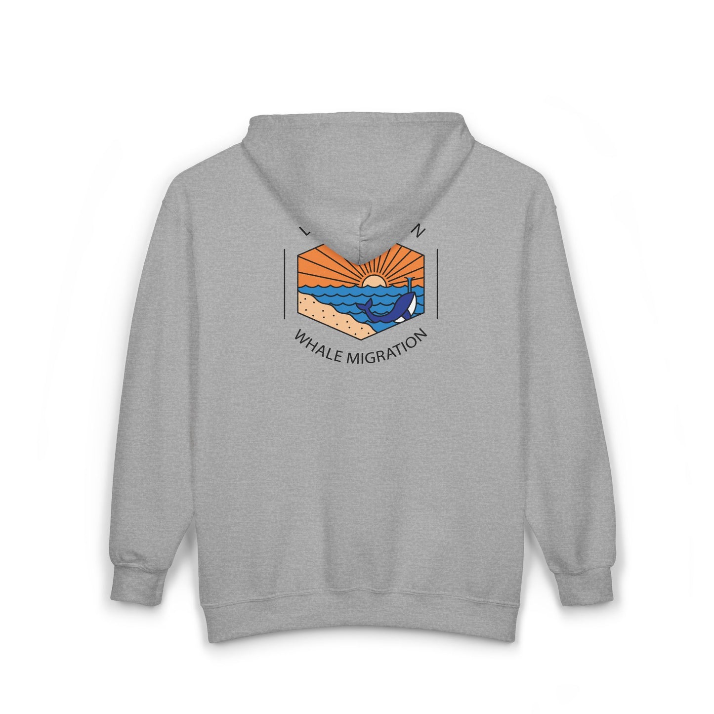 Stylish Unisex Zip Hoodie with Nautical Design, Perfect for Every Casual Occasion, Great Gift for Friends, Cozy Winter Layer