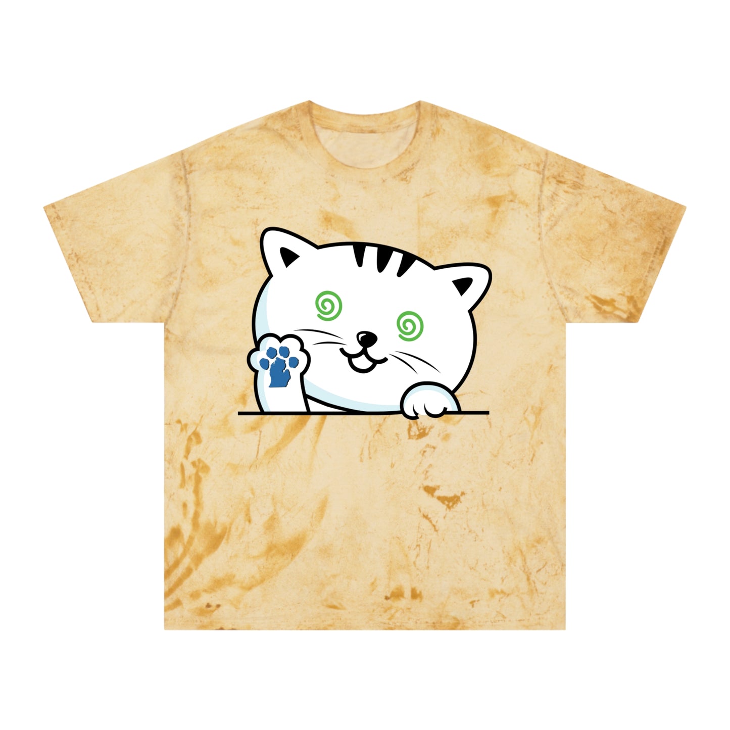 Nauti Cat Color Blast T-Shirt - Fun Cat Design for Animal Lovers