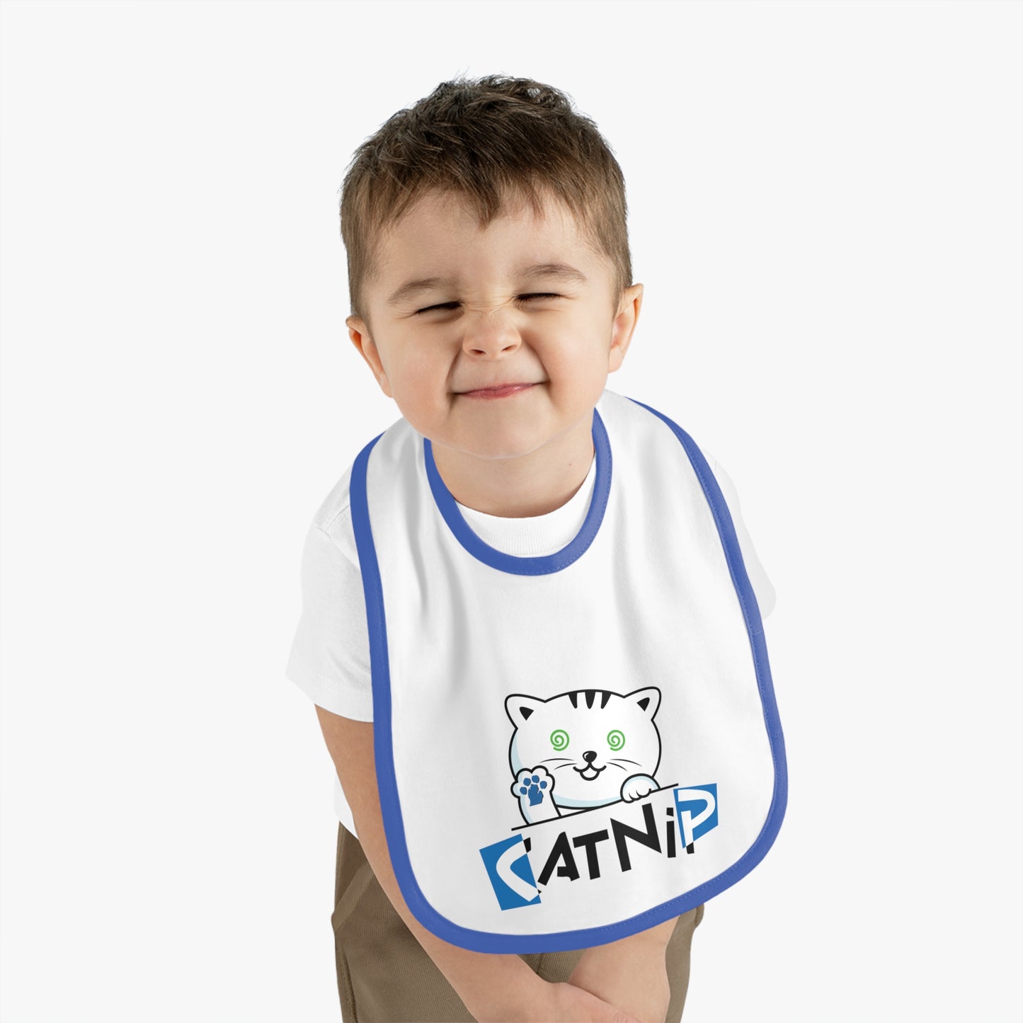 Little Baby Catnip Bib - Perfect for Mealtime Fun!