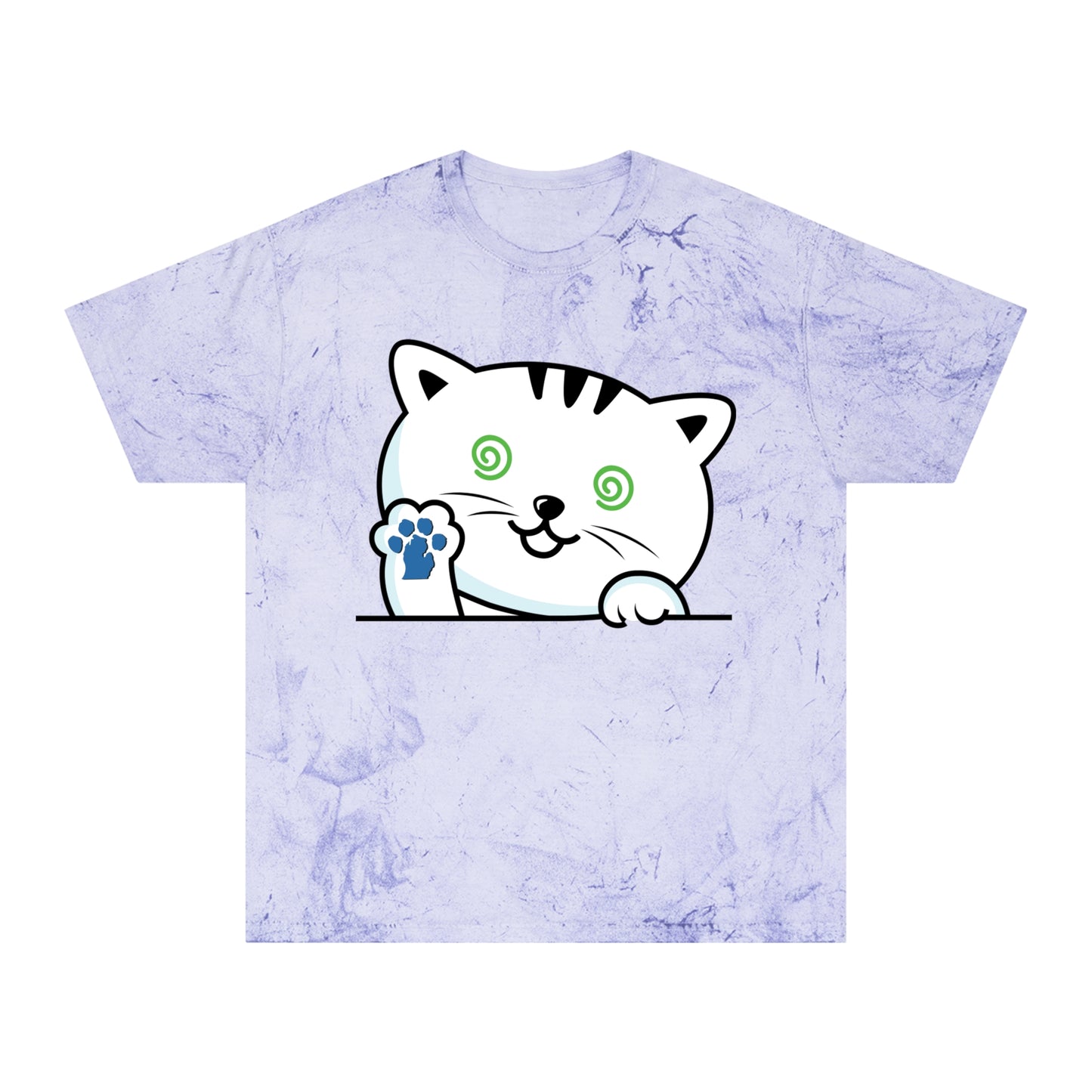 Nauti Cat Color Blast T-Shirt - Fun Cat Design for Animal Lovers