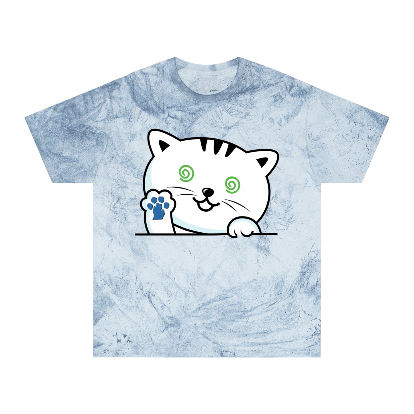 Nauti Cat Color Blast T-Shirt - Fun Cat Design for Animal Lovers