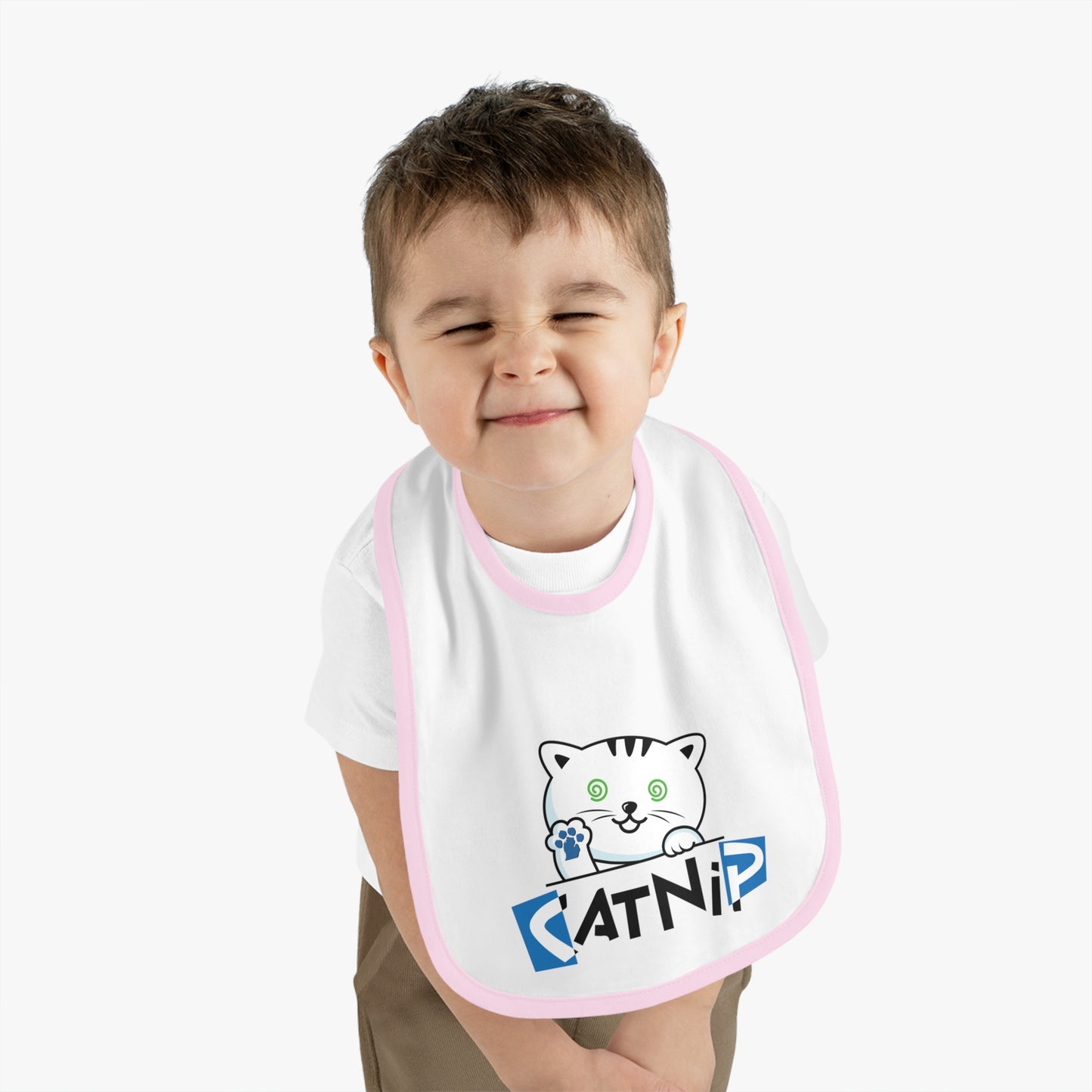 Little Baby Catnip Bib - Perfect for Mealtime Fun!
