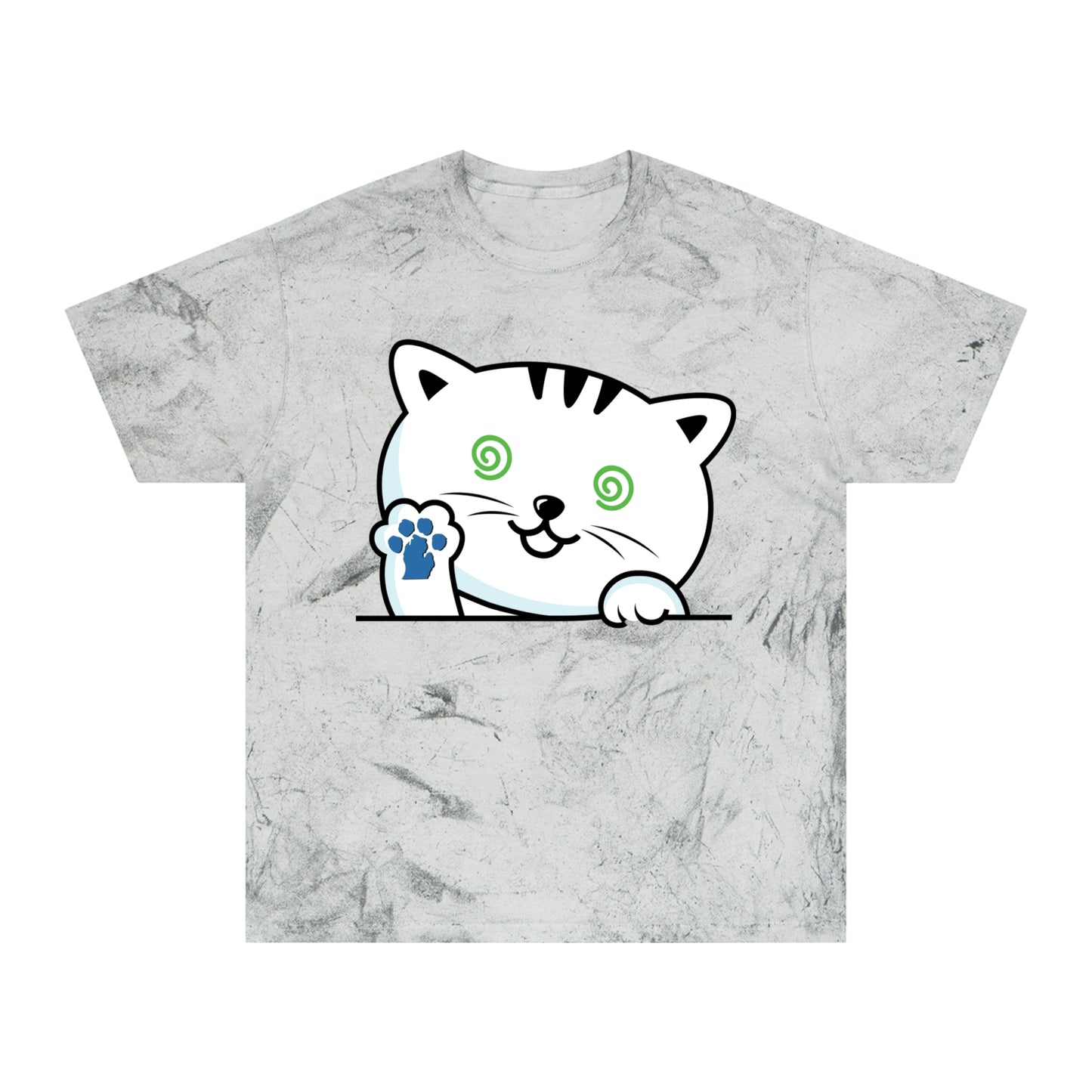 Nauti Cat Color Blast T-Shirt - Fun Cat Design for Animal Lovers