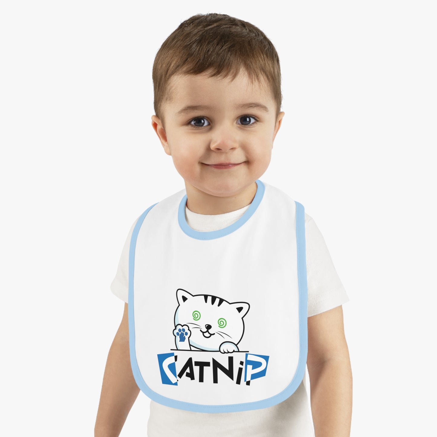 Little Baby Catnip Bib - Perfect for Mealtime Fun!